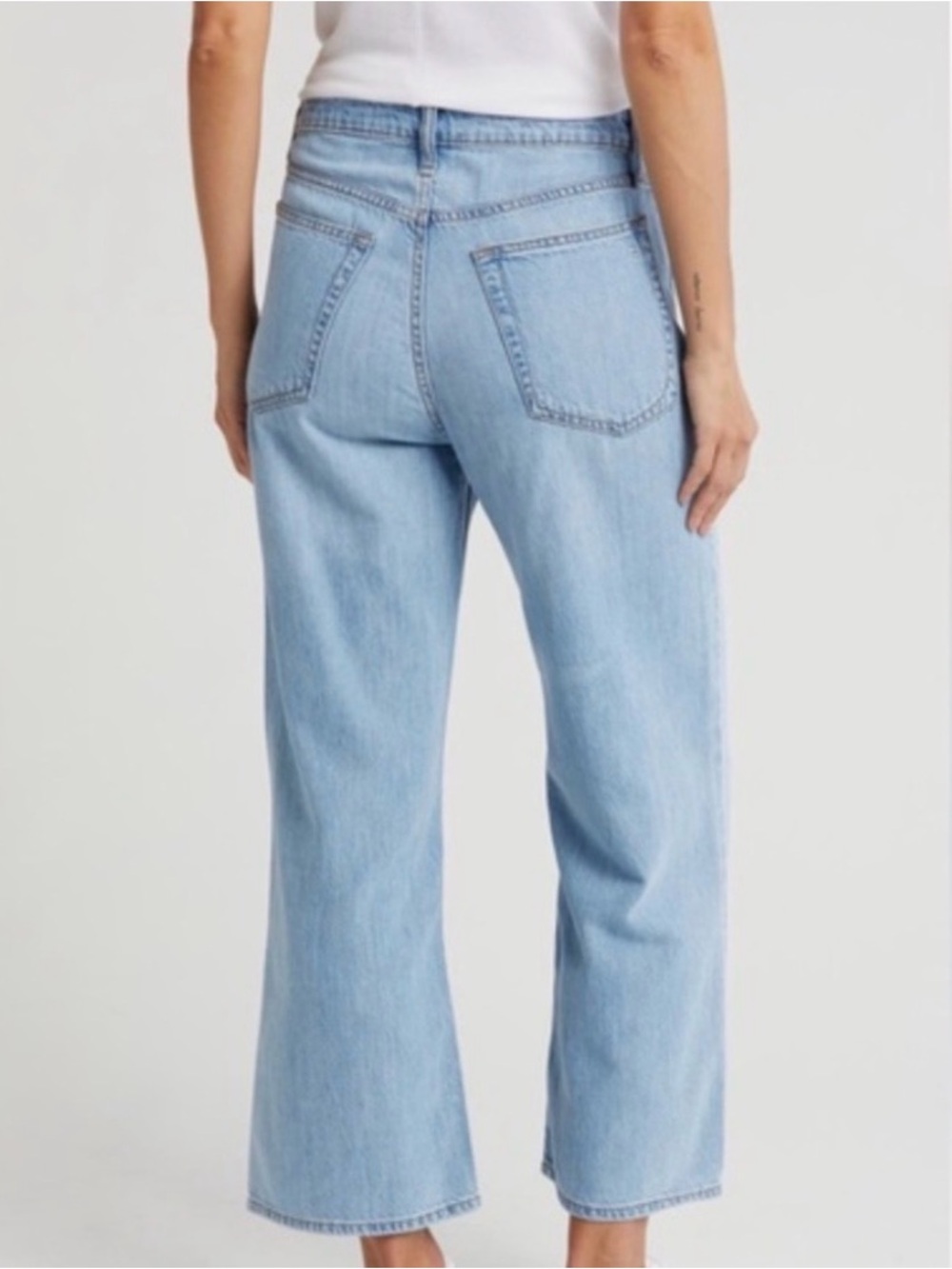 Rag & Bone Lori Mid-Rise Crop Jeans, Light Wash, Size 28 NWT - Picture 2 of 6